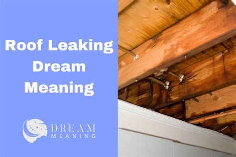 roof leaking dream|What Does It Mean to Dream About a Leaking Roof and How It。